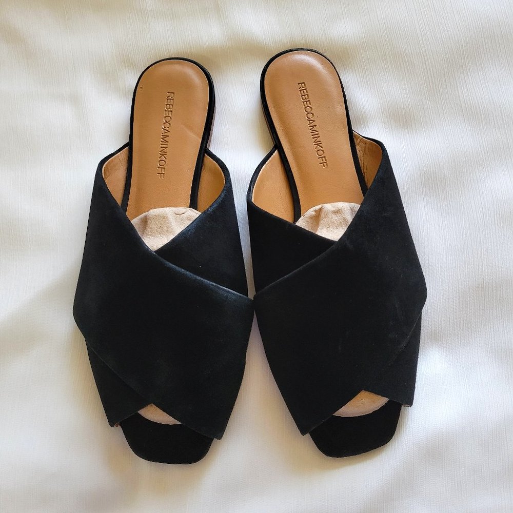 Rebecca Minkoff Anden Suede Slides